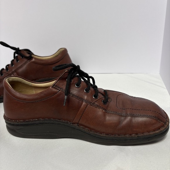 Finn Comfort Dijon Teak Brown Leather Lace Up Shoes Men’s‎ 9 Wide main image 10